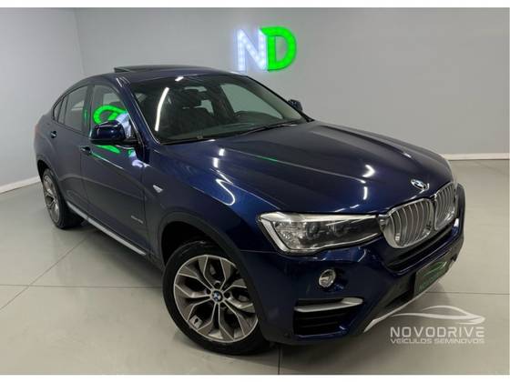BMW X4 2.0 28I X LINE 4X4 16V TURBO GASOLINA 4P AUTOMÁTICO BMW X4 2.0 28I X LINE 4X4 16V TURBO GASOLINA 4P AUTOMÁTICO